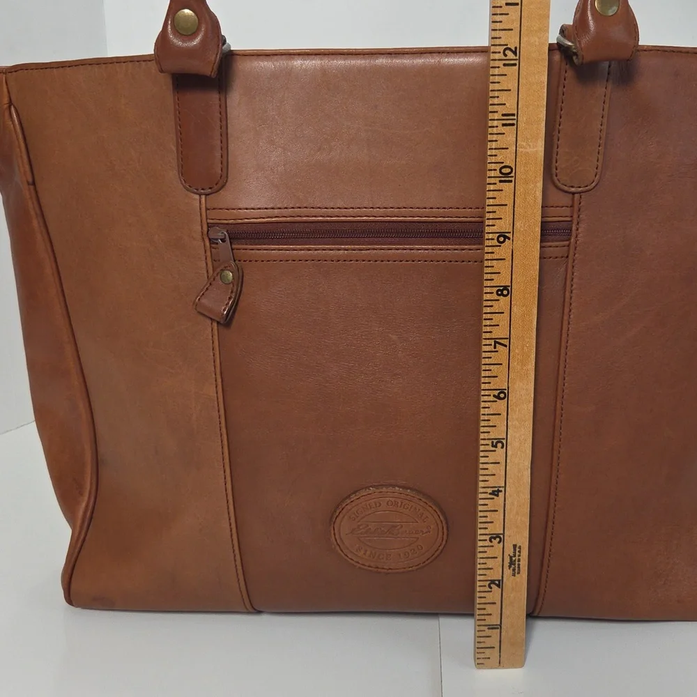 Eddie Bauer Leather Tote Bag